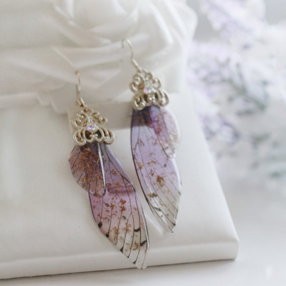 Elegant Dangle Butterfly Drop Earrings Classical Bridal Elegant Drop Earrings
